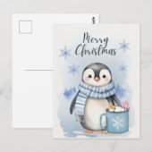 Carte Postale "Pingouin mignon 3" (Devant / Derrière)