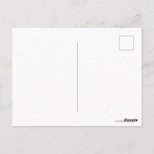 Carte Postale Pingouin mignon illumant jaune noir blanc (Dos)