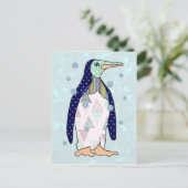 Carte Postale Pingouin modèle (Debout devant)