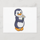 Carte Postale Pingouin with Daisy (Devant)