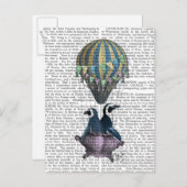 Carte Postale Pingouins volants (Devant / Derrière)