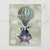 Carte Postale Pingouins volants 2 (Devant)