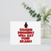 Carte Postale PingouinsZombie (Debout devant)