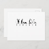 Carte Postale Pinguine (Devant / Derrière)
