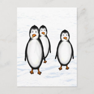 Carte Postale Pinguine