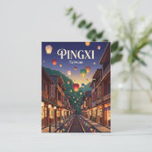 Carte Postale Pingxi Taïwan (Debout devant)