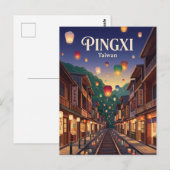 Carte Postale Pingxi Taïwan (Devant / Derrière)
