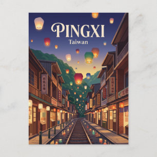 Carte Postale Pingxi Taïwan