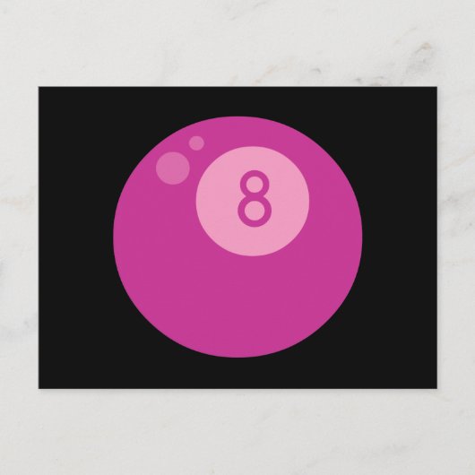 Carte Postale pink8ball (Devant)
