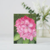Carte postale Pink Azalea Art (Debout devant)