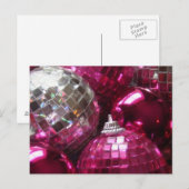 Carte postale Pink Baubles (Devant / Derrière)