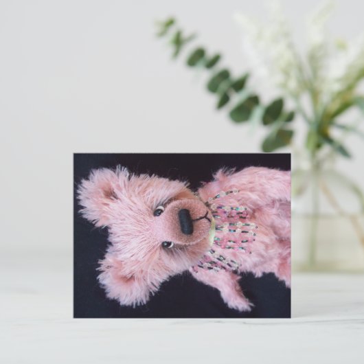 Carte Postale Pink Bear (Debout devant)