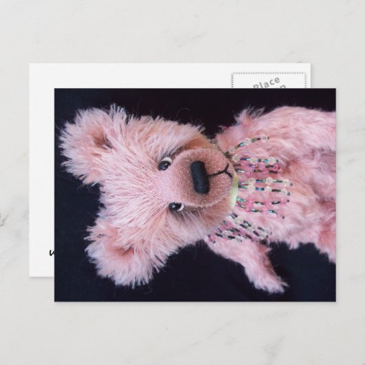 Carte Postale Pink Bear (Devant / Derrière)