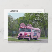 Carte Postale Pink Ben Wheeler, Texas, Hogfest Bus (Devant / Derrière)