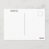 Carte Postale Pink Ben Wheeler, Texas, Hogfest Bus (Dos)