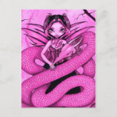 Carte postale "Pink Dragon Fairy" (Devant)