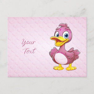 Carte postale Pink Duck
