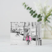 Carte Postale Pink Fahrrad (Debout devant)