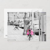 Carte Postale Pink Fahrrad (Devant / Derrière)