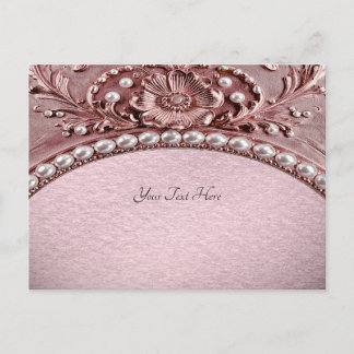 Carte Postale Pink Flower Postcard