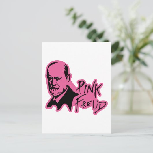 Carte Postale PINK FREUD Psychoanalyse Sound Edition (Debout devant)