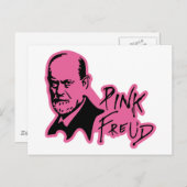 Carte Postale PINK FREUD Psychoanalyse Sound Edition (Devant / Derrière)