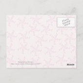 Carte Postale Pink Hope Survivant de la sensibilisation au cance (Dos)