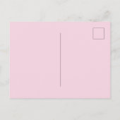 Carte Postale Pink Mint Floral Ranunculus   (Dos)