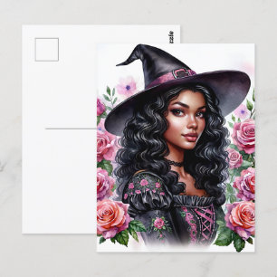Carte Postale Pink-o-ween Black Girl Bubblegum sorch