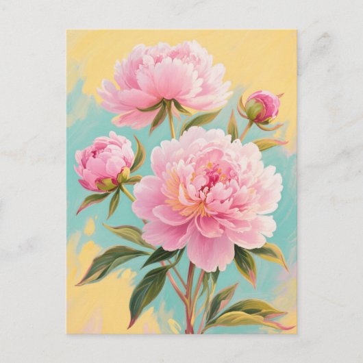 Carte postale Pink Peony (Devant)
