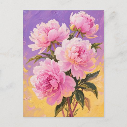 Carte postale Pink Peony (Devant)