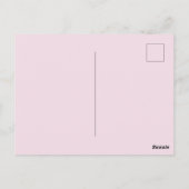Carte Postale Pink Peony Birthday Folded Greeting Card (Dos)