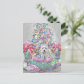 Carte Postale Pink Poinsettias (Debout devant)