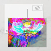 Carte Postale Pink poppy (Devant / Derrière)