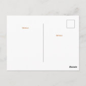 Carte postale Pink Purple Floral Graduation (Dos)