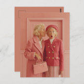 Carte Postale Pink Secrets and Surprised Style (Devant / Derrière)