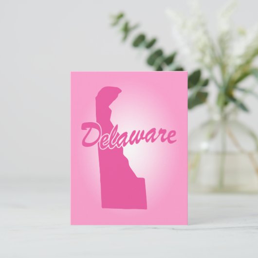 Carte postale Pink State Delaware (Debout devant)