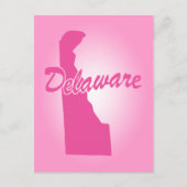 Carte postale Pink State Delaware (Devant)