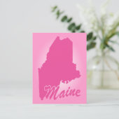 Carte postale Pink State Maine (Debout devant)