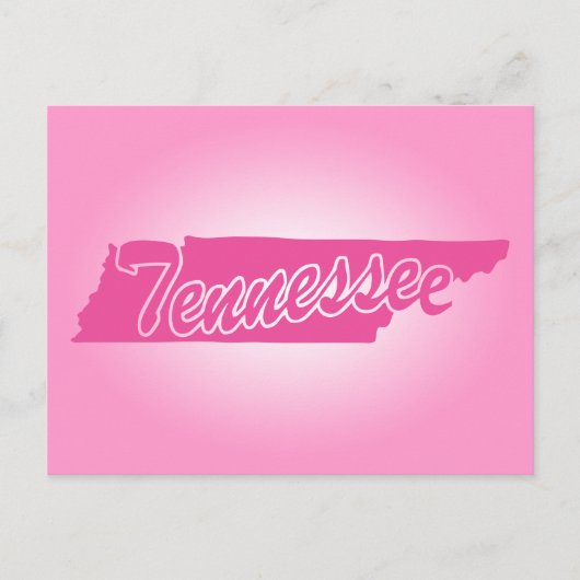 Carte postale Pink State Tennessee (Devant)