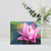 Carte postale Pink Water Lily (Debout devant)