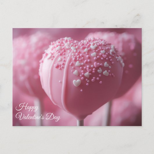 Carte Postale Pinker Cake Pop (Devant)