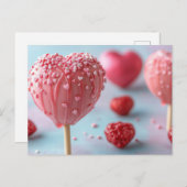 Carte Postale Pinker Cake Pop (Devant / Derrière)