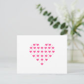 Carte Postale Pinkes Herz (Debout devant)