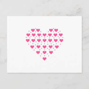 Carte Postale Pinkes Herz