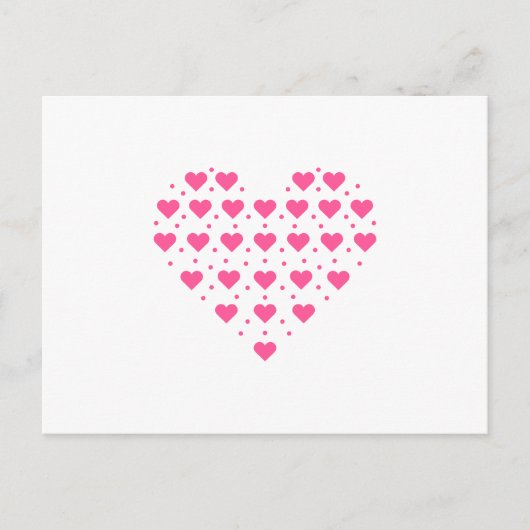 Carte Postale Pinkes Herz (Devant)