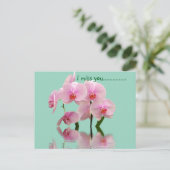 Carte Postale Pinkie florale (Debout devant)
