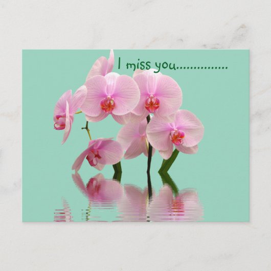 Carte Postale Pinkie florale (Devant)