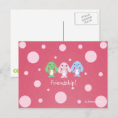 Carte postale Pinky Bunny & Friends (Devant / Derrière)