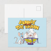 Carte Postale Pinky et le cerveau | Laboratoire (Devant / Derrière)